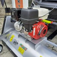 100 cm s motorem Honda GX 270 ke čtyřkolkám / UTV,  stříbrná barva 