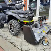 100 cm s motorem Honda GX 270 ke čtyřkolkám / UTV,  stříbrná barva 