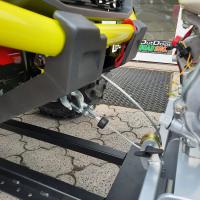 100 cm s motorem Honda GX 270 ke čtyřkolkám / UTV,  stříbrná barva 