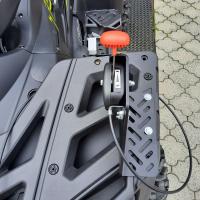 100 cm s motorem Honda GX 270 ke čtyřkolkám / UTV,  stříbrná barva 