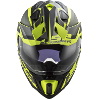MX701 EXPLORER ALTER MATT BLACK H-V YELLOW