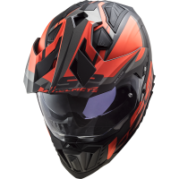 MX701 EXPLORER ALTER MATT BLACK FL.ORANGE