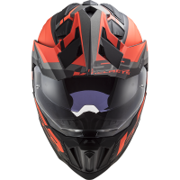 MX701 EXPLORER ALTER MATT BLACK FL.ORANGE