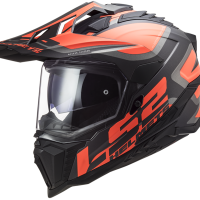 MX701 EXPLORER ALTER MATT BLACK FL.ORANGE
