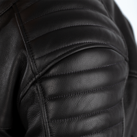 Fusion Airbag CE Mens Leather Jacket Vintage Black