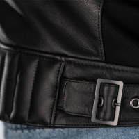Fusion Airbag CE Mens Leather Jacket Vintage Black