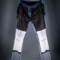2614 Kevlar® Tapered-Fit CE Mens Textile Jean Mid Blue