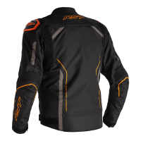 S-1 CE Mens Textile Jacket Black / Grey / Neon Orange