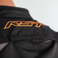 S-1 CE Mens Textile Jacket Black / Grey / Neon Orange