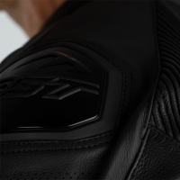 2529 Sabre Airbag CE Mens Leather Jacket Black / Black / Black