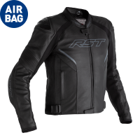 2529 Sabre Airbag CE Mens Leather Jacket Black / Black / Black