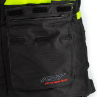 2561 Pro Series Paragon 6 Airbag CE Mens Textile Jacket Black / Flo Yellow