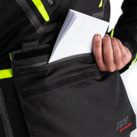 2561 Pro Series Paragon 6 Airbag CE Mens Textile Jacket Black / Flo Yellow