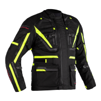 2561 Pro Series Paragon 6 Airbag CE Mens Textile Jacket Black / Flo Yellow