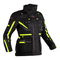 2573 Pro Series Paragon 6 CE Ladies Textile Jacket Black / Flo Yellow