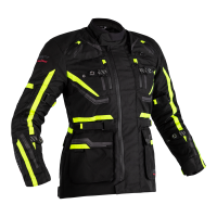 2573 Pro Series Paragon 6 CE Ladies Textile Jacket Black / Flo Yellow