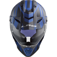 MX436 PIONEER EVO MASTER MATT BLACK BLUE