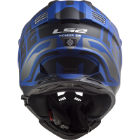 MX436 PIONEER EVO MASTER MATT BLACK BLUE