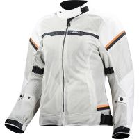 RIVA LADY JACKET LIGHT GREY H-V ORANGE