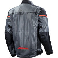 RIVA MAN JACKET BLACK DARK GREY RED