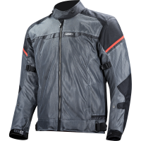 RIVA MAN JACKET BLACK DARK GREY RED