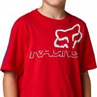 Skew Ss Tee Flame Red