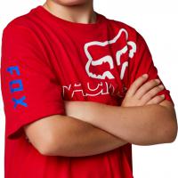 Skew Ss Tee Flame Red