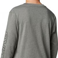 Skew Ls Tee Heather Graphite