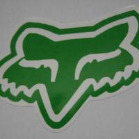 Head Sticker 8cm Green