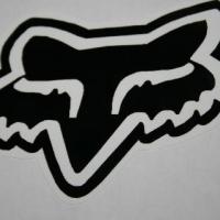 Head Sticker 8cm Black