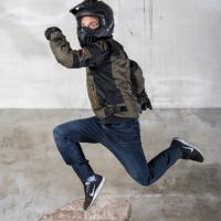 SHADOW MAN JACKET KHAKI BLACK H-V ORANGE