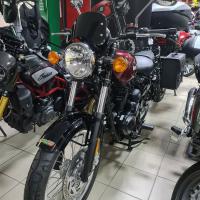 MOBILE HEADLIGHT pro motocykly Benelli Imperiale 400, černý