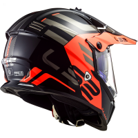 MX436 PIONEER EVO ADVENTURER MATT BLACK ORANGE