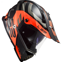 MX436 PIONEER EVO ADVENTURER MATT BLACK ORANGE