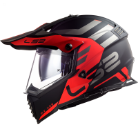MX436 PIONEER EVO ADVENTURER MATT BLACK RED