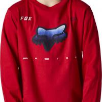 Yth Rkane Ls Tee Flame Red