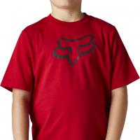 Youth Legacy Ss Tee Flame Red