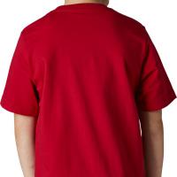 Youth Legacy Ss Tee Flame Red
