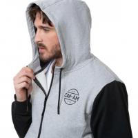 Premium Zipped Hoodie Heather Grey