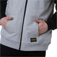 Premium Zipped Hoodie Heather Grey