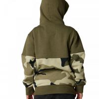Yth Lindon Zip Fleece Olive Camo