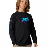 Yth Vizen Ls Tee Black