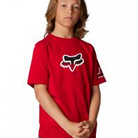 Yth Vizen Ss Tee Flame Red