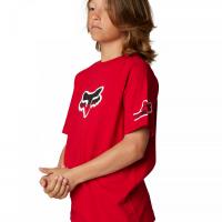 Yth Vizen Ss Tee Flame Red