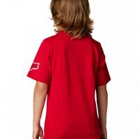 Yth Vizen Ss Tee Flame Red