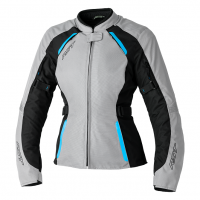 Ava CE Ladies Textile Jacket Silver/Blue