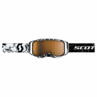 Goggle Prospect Amplifier marble black/white gold chrome