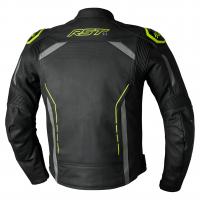 2977 S1 CE Mens Leather Jacket Neon Yellow