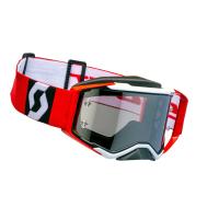 Goggle Prospect red/black silver chrome works