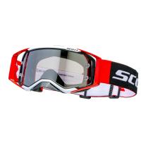 Goggle Prospect red/black silver chrome works